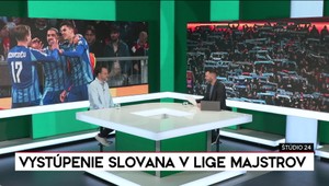 Štúdio 24: Vystúpenie Slovana v Lige majstrov