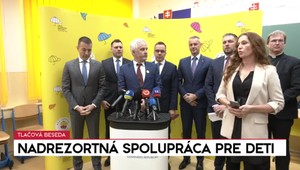Tlačová beseda: Nadrezortová spolupráca pre deti