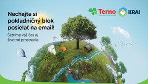 Potraviny Terno a KRAJ znižujú tvorbu odpadu – potvrdenie o nákupe dostanú zákazníci e-mailom