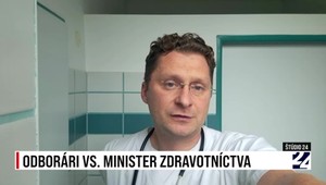 Štúdio 24: Odborári vs minister zdravotníctva