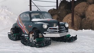 Niekde v Rusku vyrobili dokonalé zimné vozidlo