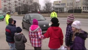 Deti kontrolovali rýchlosť a rozdávali darčeky