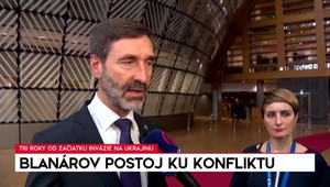 Tlačová beseda ministra Blanára k postoju k vojne na Ukrajine