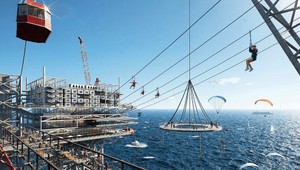 V Saudskej Arábii chcú premeniť ropnú plošinu na adrenalínový zábavný park