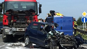 Tragická nehoda pri Malackách. Vodič (†34) neprežil zrážku s kamiónom