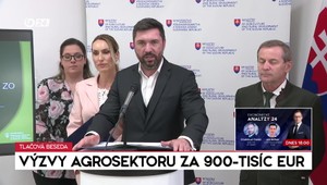 Tlačová beseda ministra Takáča k výzvam agrosektoru za 900-tisíc eur
