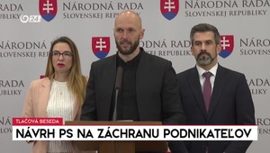 Tlačová beseda strany PS o záchrane drobných podnikateľov