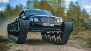 Prerobili Bentley na tank: Kde inde ako v Rusku