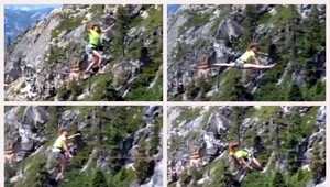 Šokujúci výkon. Slacklinerky sa predviedli v kilometrovej výške!