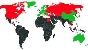 Cestovateľský semafor: Pozrite v akej farbe sú krajiny, ktoré chcete navštíviť