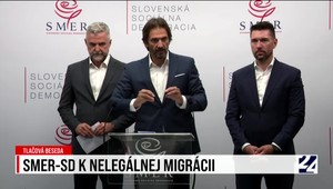 Tlačová konferencia strany Smer-SD o nelegálnej migrácii