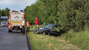 Dopravná nehoda neďaleko Senca: Úsek cesty bol uzavretý