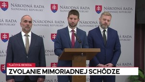 Tlačová beseda opozície o zvolávaní mimoriadnej schôdze