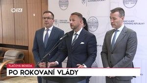 Tlačová beseda po rokovaní vlády