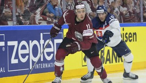 Slováci prehrali v druhom zápase, Lotyši vyhrali 3:1