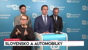 Tlačová beseda Progresívneho Slovenska o automobilkách