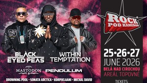 Black Eyed Peas vystúpia na festivale Rock pod Kameňom 2026