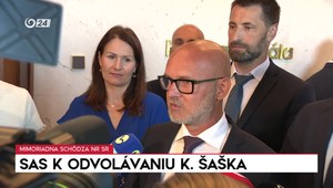 Vyjadrenie strany SaS k mimoriadnej schôdzi na odvolanie ministra Šaška