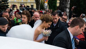 Cyklista Peter Sagan sa oženil, prišiel na zelenom trabante