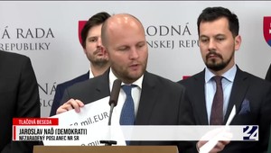Tlačová konferencia Demokratov k schôdzi parlamentu