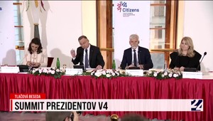 Tlačová beseda po summite prezidentov V4