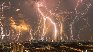 Keď množstvo bleskov zasiahne jediné mesto