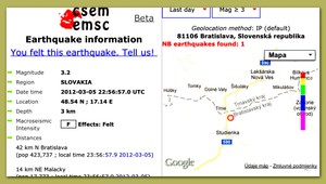 Nočné zemetrasenie na Záhorí! Ľudí zobudil výbuch