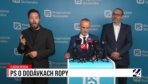Tlačová beseda strany Progresívne Slovensko o dodávkach ropy
