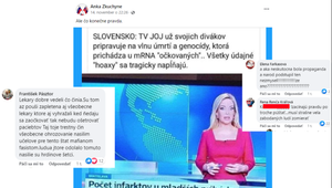 Hoax z reportáže TV JOJ: Pribúdajúce infarkty ľudia spájajú s "genocídou, ktorá postihne očkovaných"
