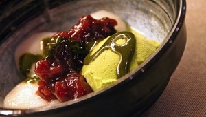 Do Japonska za receptami: Čajová matcha zmrzlina s fazuľkami azuki