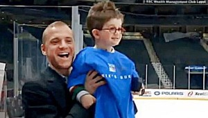 Gáborík urobil radosť trojročnému chlapcovi s rakovinou