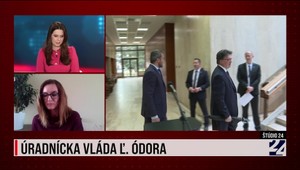 Štúdio 24: Aká môže byť výhoda úradníckej vlády?