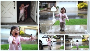 Moment plný emócií! Keď 15 mesačné dievča spozná dážď...