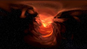 Toto by ste videli, keby vás vtiahla čierna diera