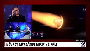 Spektrum 24 o návrate kozmickej lode Orion z mesačnej misie na Zem