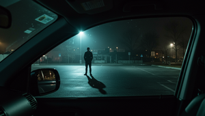 Muž sa uspokojoval pred ženou sediacou v aute. Polícia ho zadržala