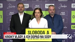 Tlačová beseda strany SaS o krokoch vlády a ich vplyve na súdy