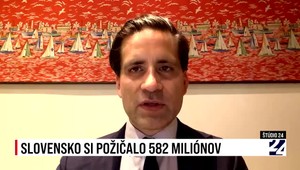 Štúdio 24: Slovensko si požičalo 582 miliónov