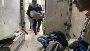 Auto čínskej rodiny sa dostalo pod paľbu. Viezli sa v ňom aj trojtýždňové dvojčatá