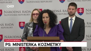 Tlačová beseda PS: Ministerka kozmetiky
