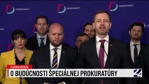 Tlačová beseda strany Demokrati o budúcnosti špeciálnej prokuratúry