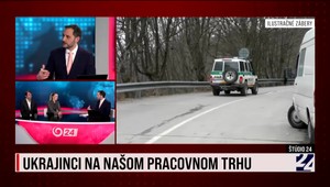 Nikol Richterová a Pavol Hudec v Štúdiu JOJ 24: Ukrajinci na našom pracovnom trhu