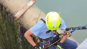 Hasiči zachraňovali káčatká v Hrabove. Zlaňovať k nim museli dvakrát