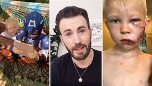 Chlapček zachránil svoju malú sestru pred útokom psa: Chris Evans mu za jeho statočnosť poslal TOTO!