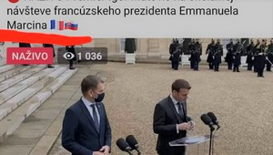 OĽaNO baví internet. Zdá sa, že namiesto francúzskeho prezidenta prijal Matoviča komik zo Slovenska