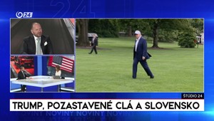 Štúdio 24: Trump, pozastavené clá a Slovensko