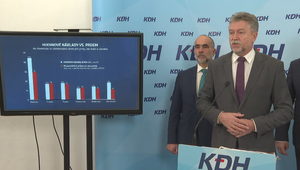 Tlačová beseda strany KDH o nezamestnanosti