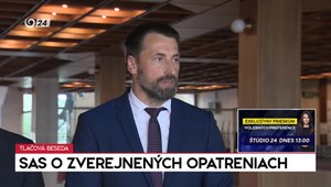 Tlačová beseda SaS o zverejnených opatreniach