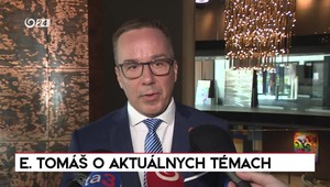 Minister Erik Tomáš o aktuálnych témach