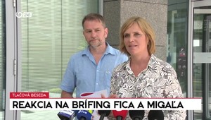 Tlačová beseda Igora Matoviča a Veroniky Remišovej: Reakcia na brífing Fica a Migaľa